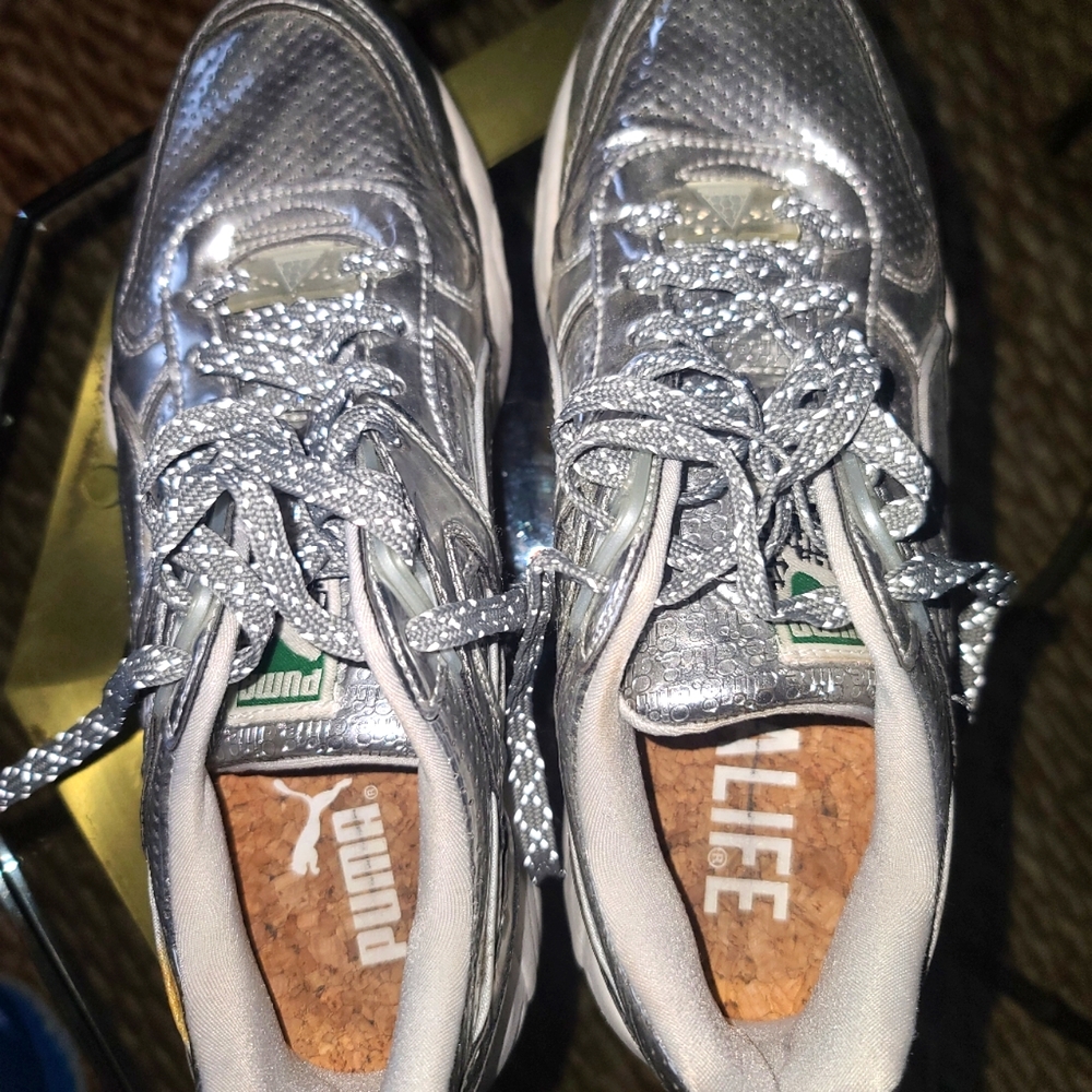Puma X alife R698 Trinomic Liquid Metal Sneakers